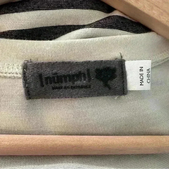 RARE Nümph Danish Designer Modern Sleeveless Dress | Black White Orange | SZ L - Picture 8 of 10